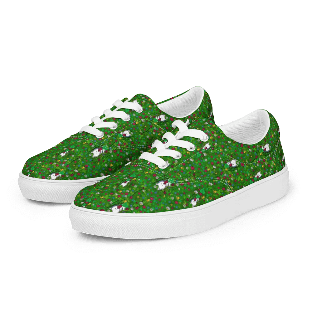Westie Dog Garden Helper Canvas Sneakers product image (3)
