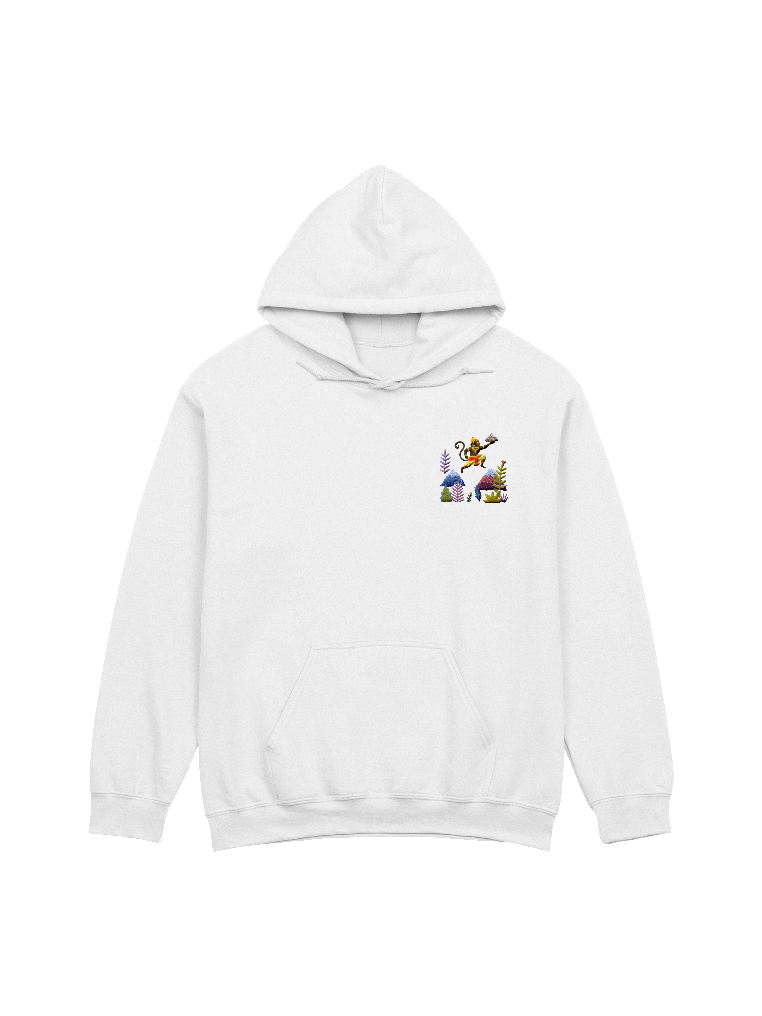 Om Hanumate Namaha - Hoodie (WHITE) product image (2)