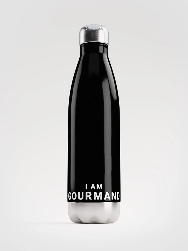 Stainless Steel Bottle "I AM GOURMAND" – Thirst for Taste product image (1)