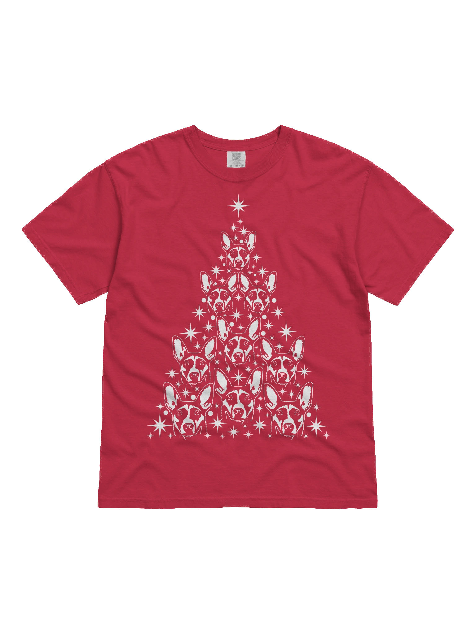 Rat Terrier Christmas Tree T-Shirt product image (2)