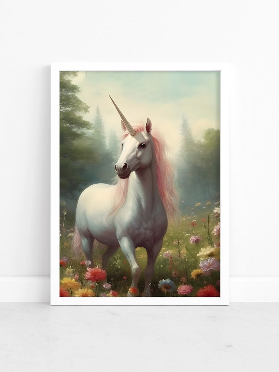 Unicorn in Forest and Florals product image (1)