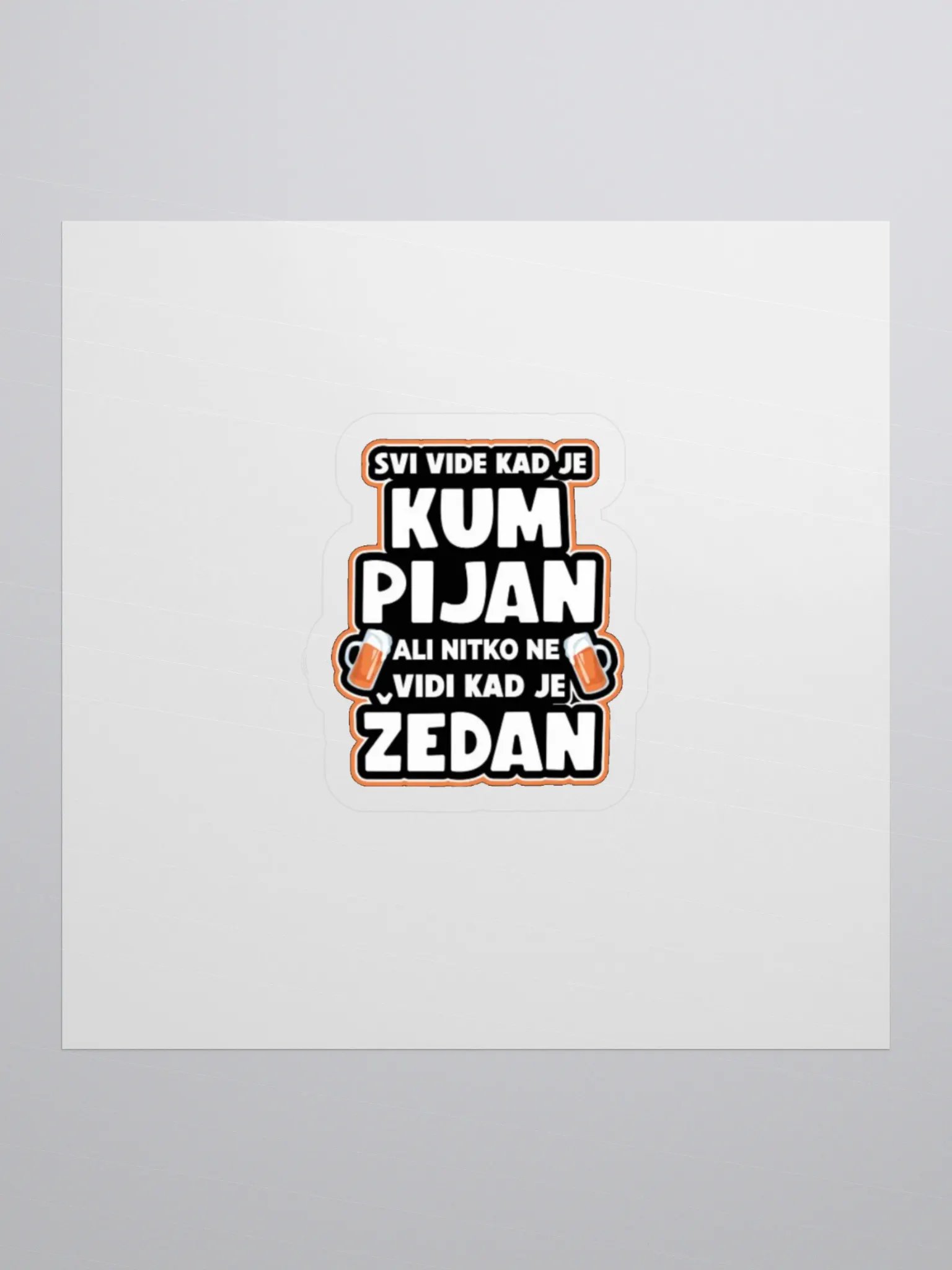 Kum's Wisdom Kiss Cut Stickers product image (1)
