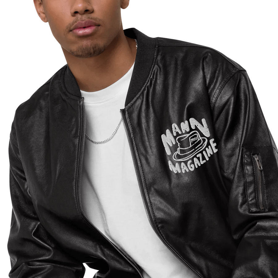 MANN Magazine Press Hat Leather Jacket product image (7)