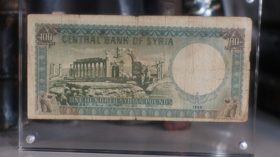اول واجمل اصدار نقدي للمائة ليرة سورية وضع في التداول - محدود - نادر 1958 product image (3)