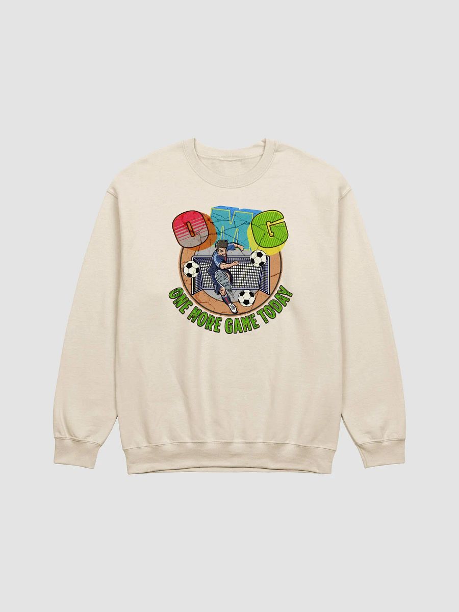 OMG One More Game Today Soccer Air-Spun Classic Crewneck Sweatshirt product image (19)