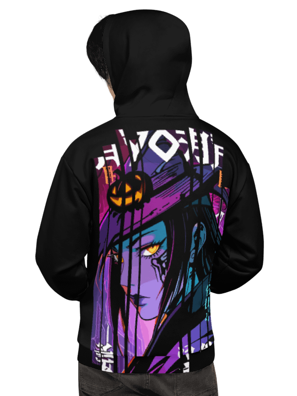 Pumpkin Hat Halloween Vibes Hoodie product image (2)