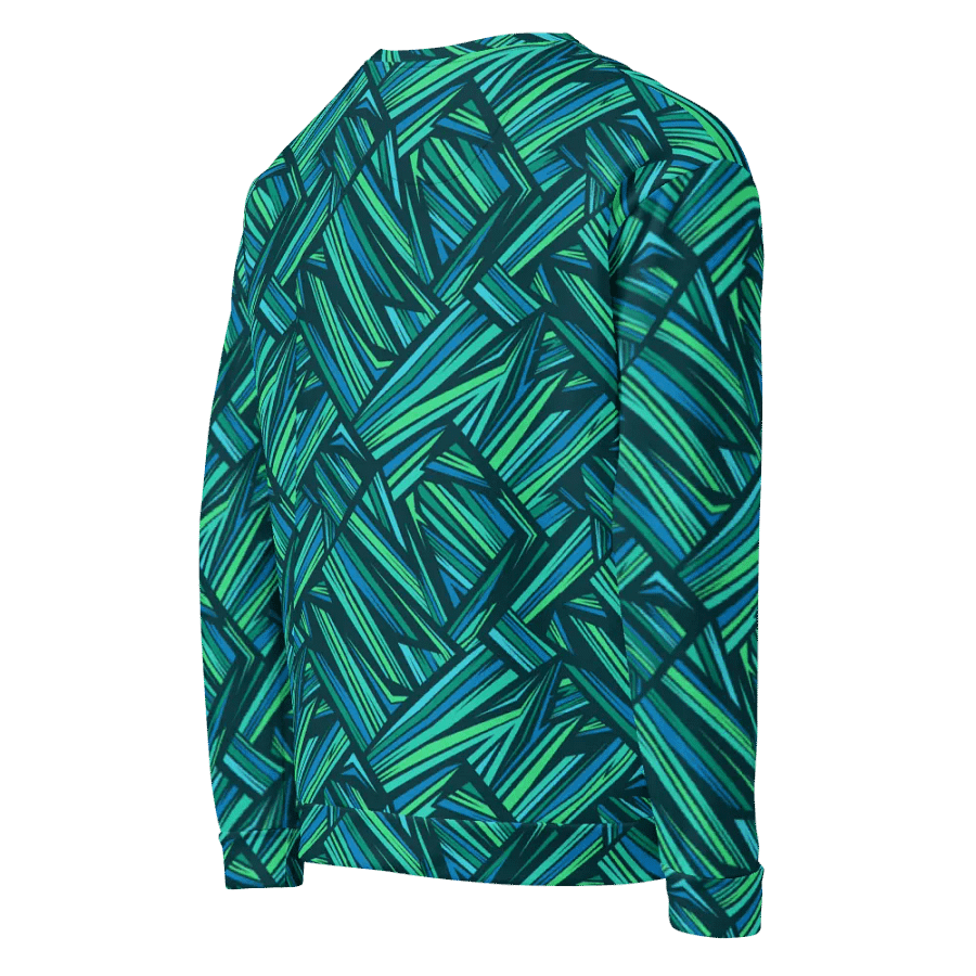 Aqua Angles | Recycled Unisex Sweatshirt product image (4)