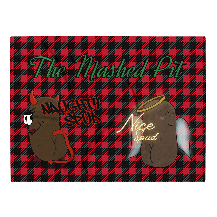 Naughty Or Nice Throw Blanket product image (2)