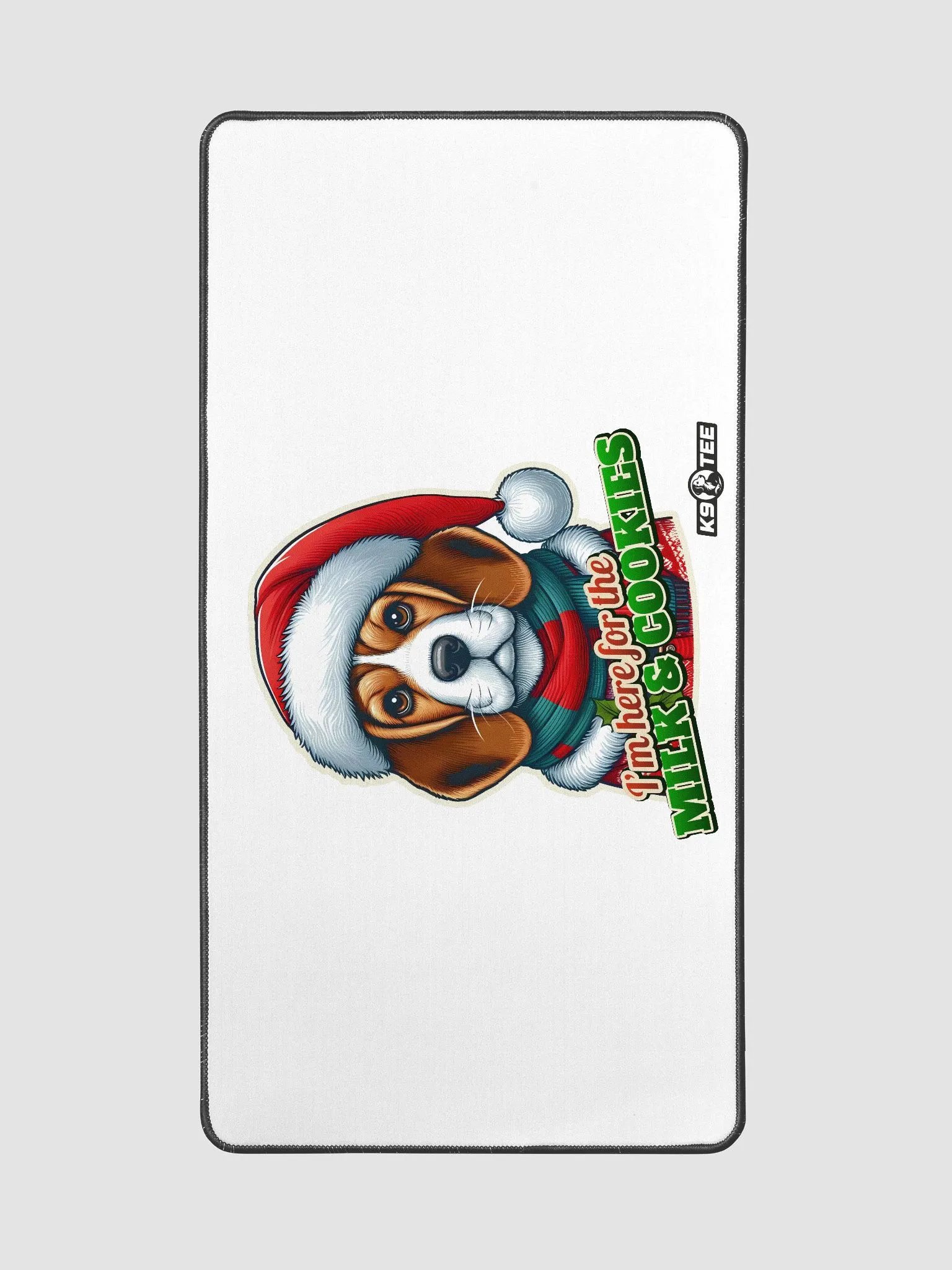 Beagle Santa Paws Desk Mat product image (2)
