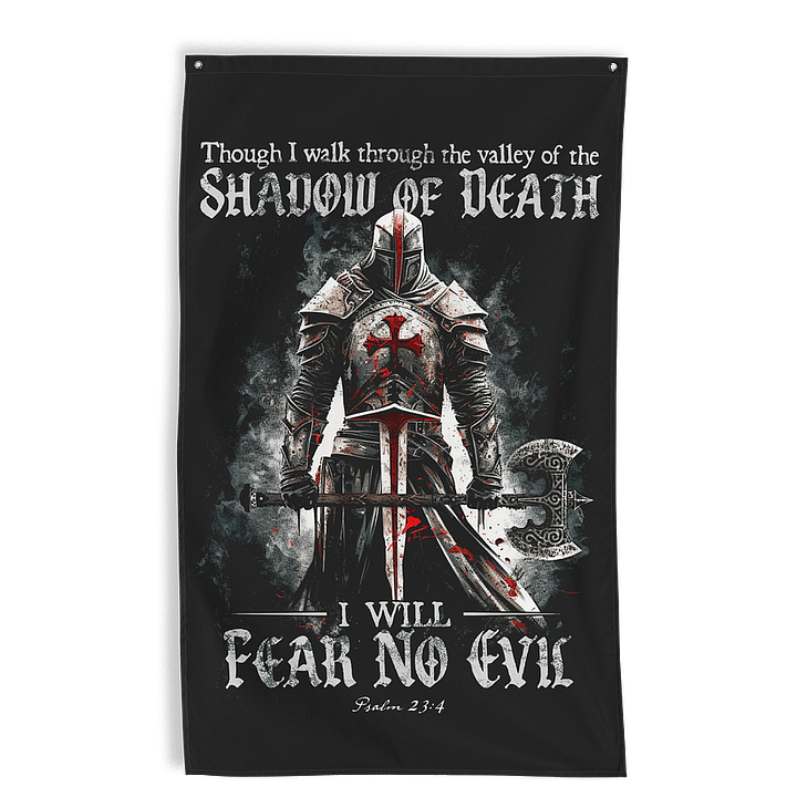Templar: Fear No Evil Wall Flag product image (1)