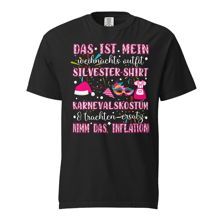 Festive German Text Party T-Shirt product image (1)