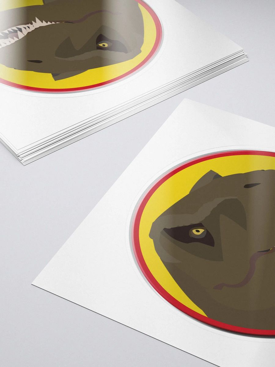 T-REX SHOW: T-Rex Circle Sticker product image (5)