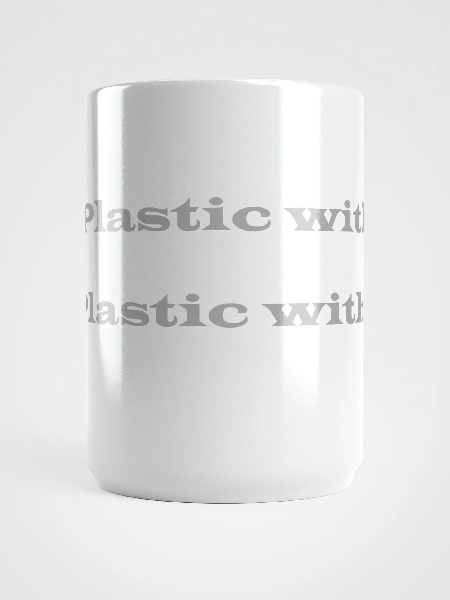 Plastic within Plastic without Emblem Mug product image (5)