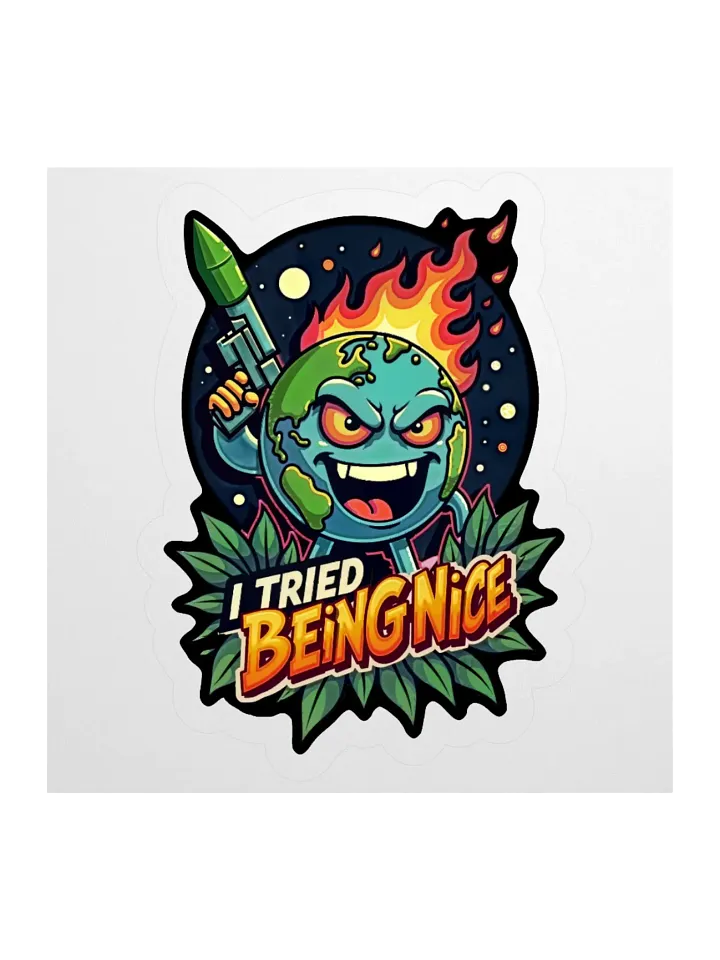 I Tried Being Nice Sticker product image (1)
