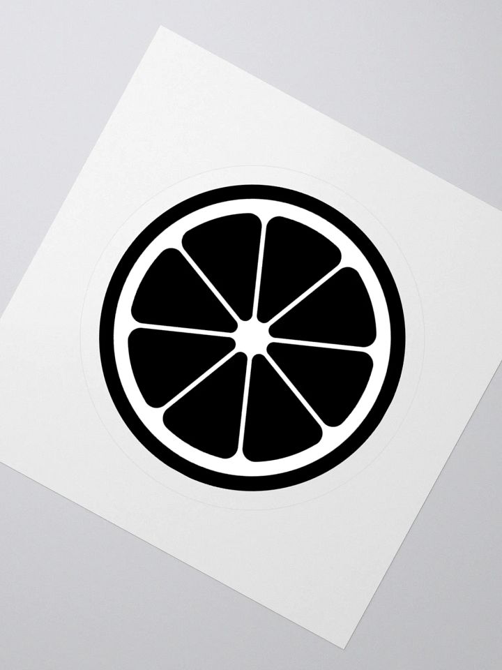 MIKAN Sticker(White×Black) product image (2)