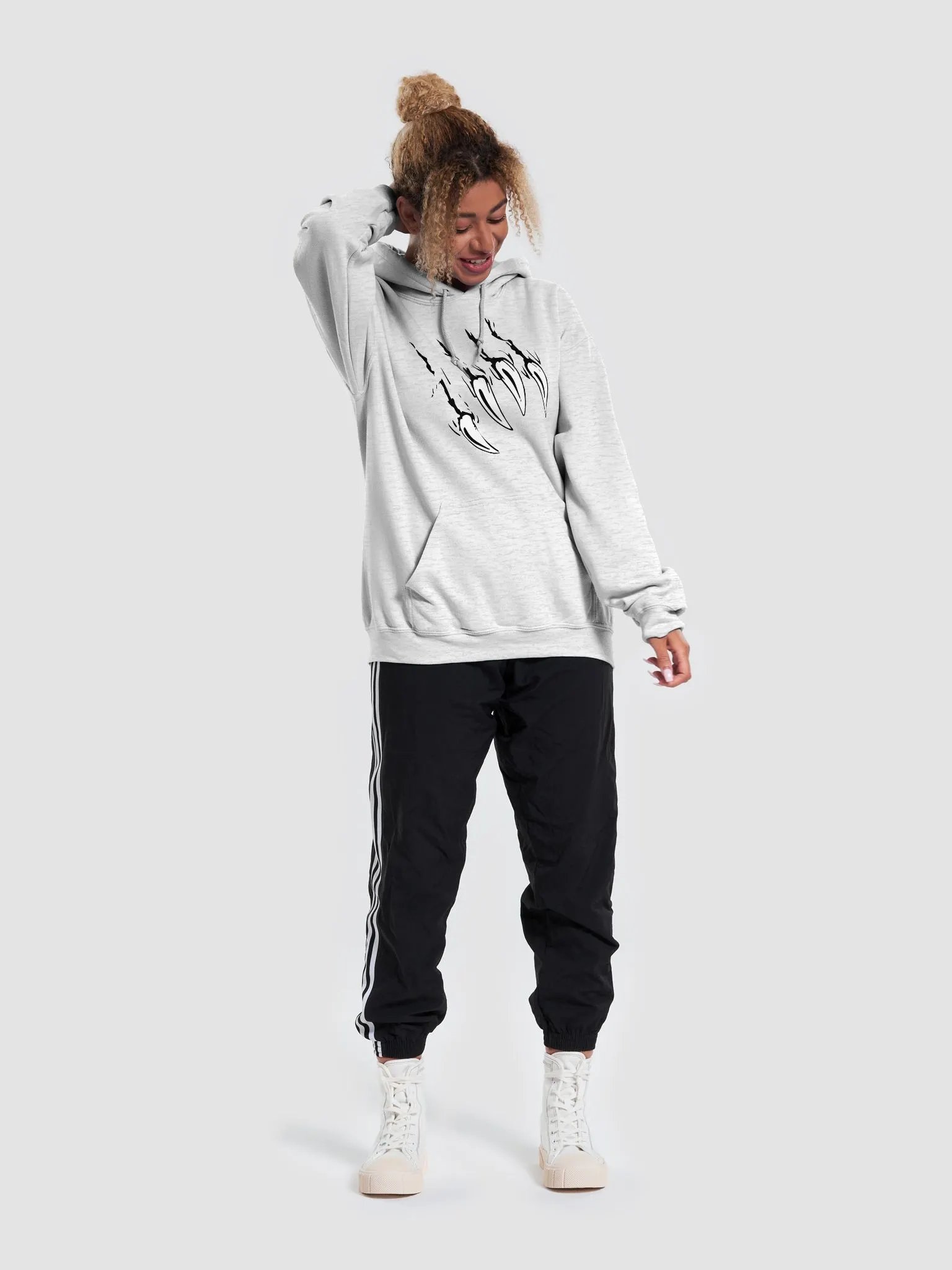 Tiger claw mark scratches Classic Hoodie For Men & Women product image (10)