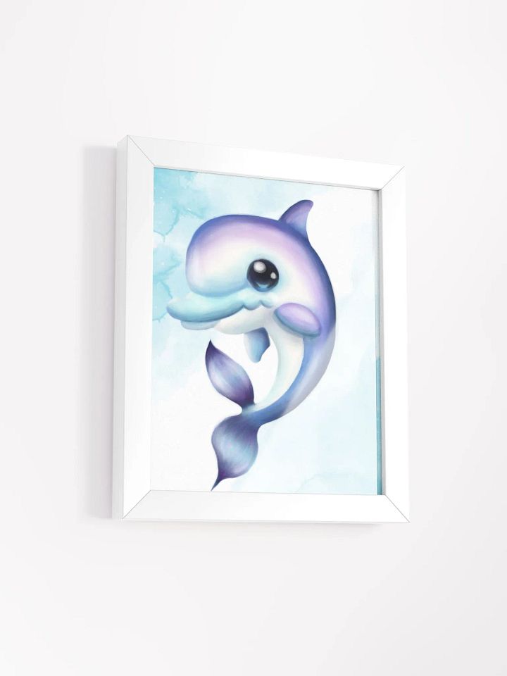 Dolphin Cutie Framed Print product image (2)