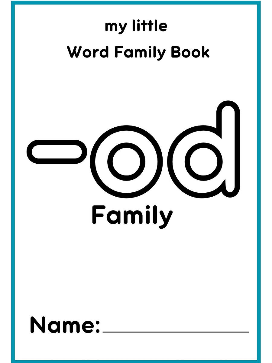 CVC Words Word Family Books product image (7)