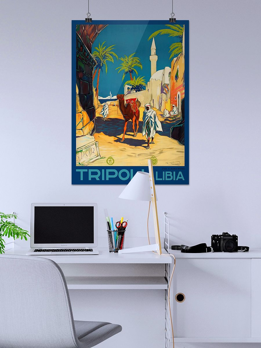 Tripoli, Libya (ENIT, 1930) — retro vintage travel poster product image (2)