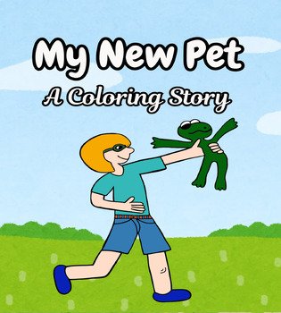 My New Pet Coloring Book-How to Look After a Frog product image (1)