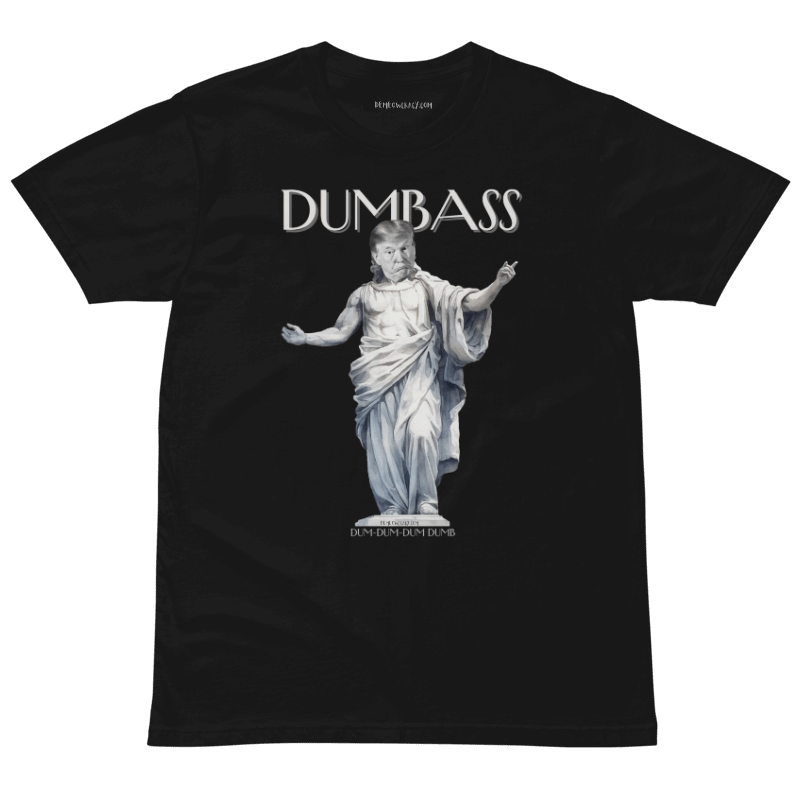Dumbass Donald Statue - Premium Unisex T-Shirt product image (5)