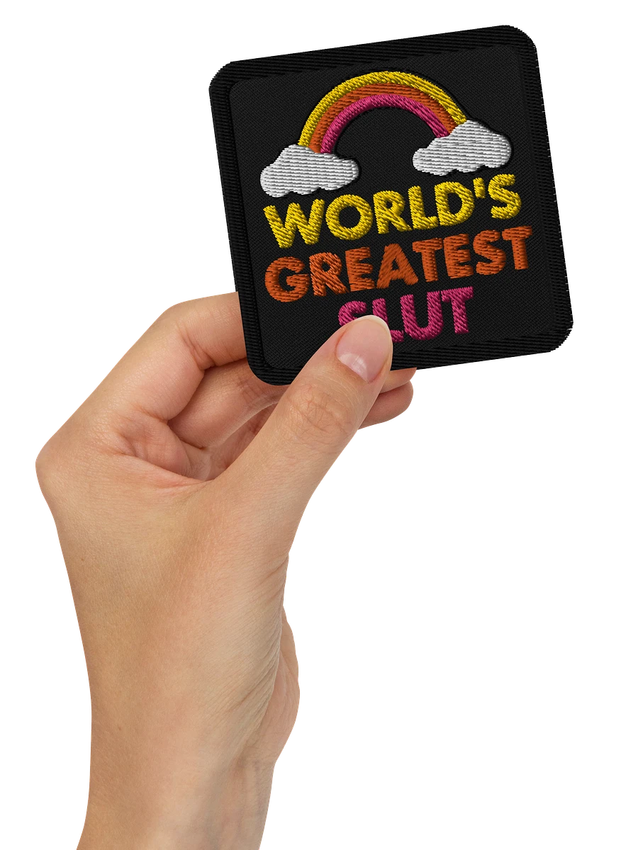 World's Greatest Slut 3 inch patch product image (3)