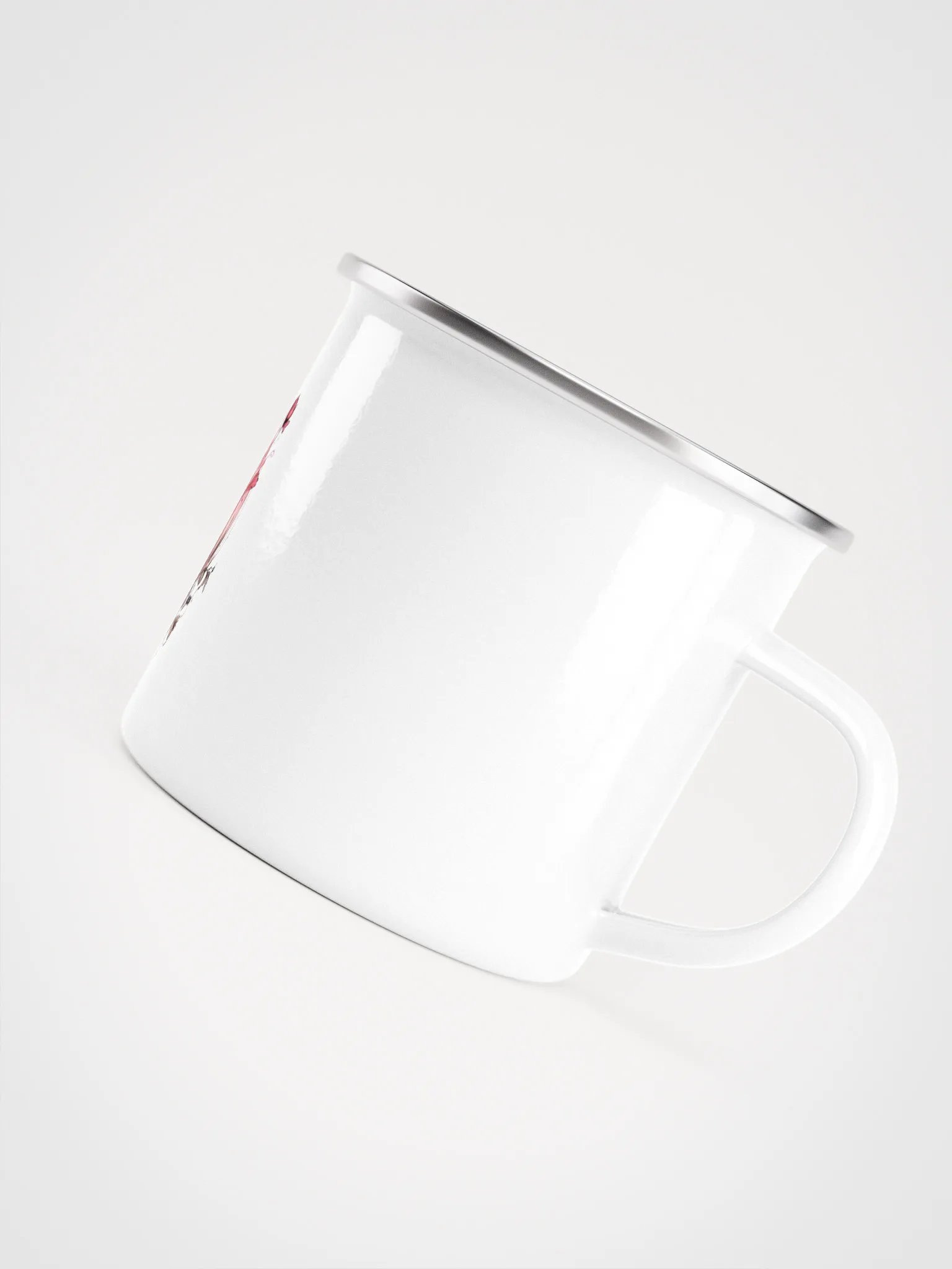 Feline Floral Enamel Mug product image (5)