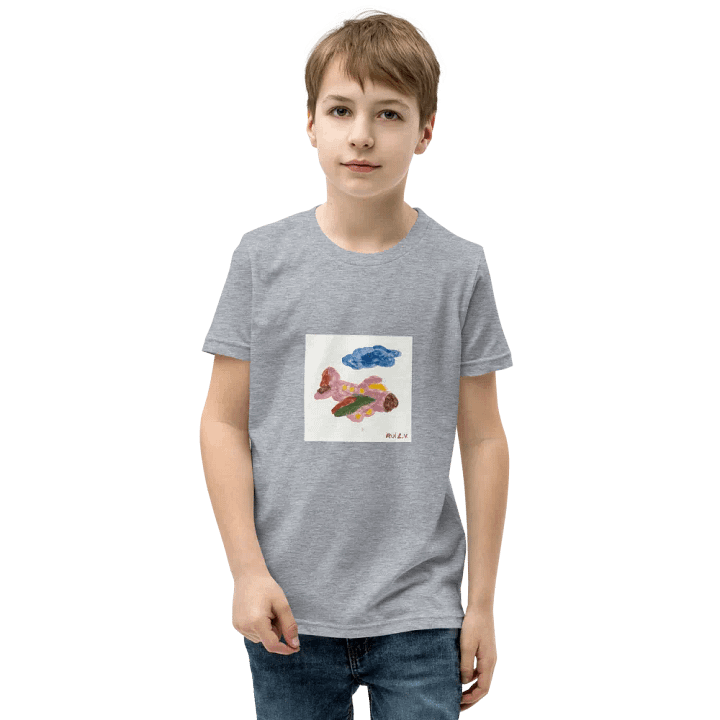 Kid Airplane (Bella+Canvas Youth Short Sleeve T-Shirt) product image (45)