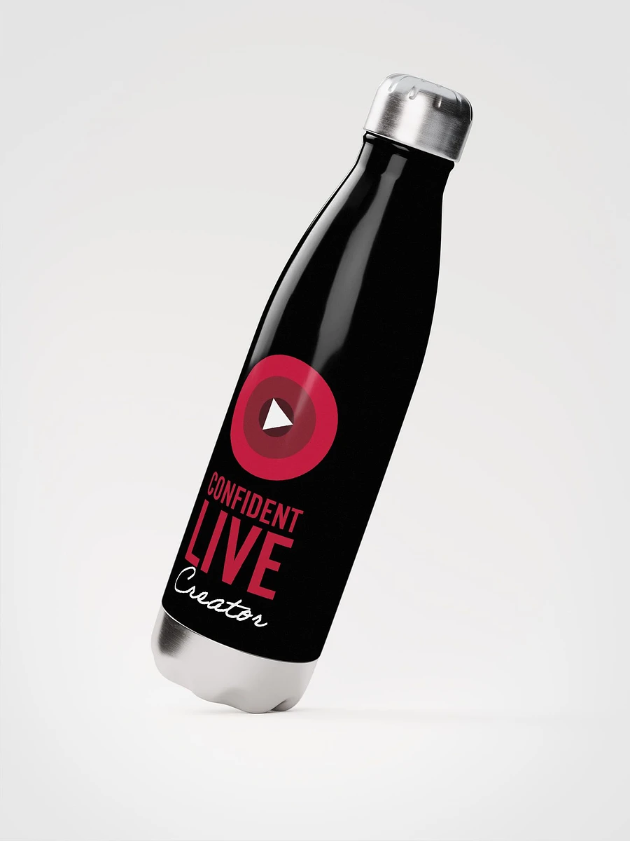 Confident Live Creator Water Bottle (Black) product image (3)