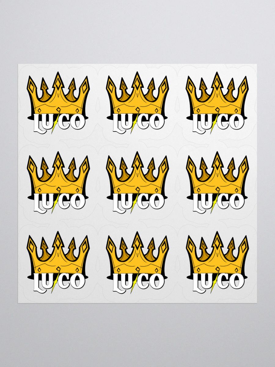 LUCO Logo Stickers (9 per sheet) product image (1)