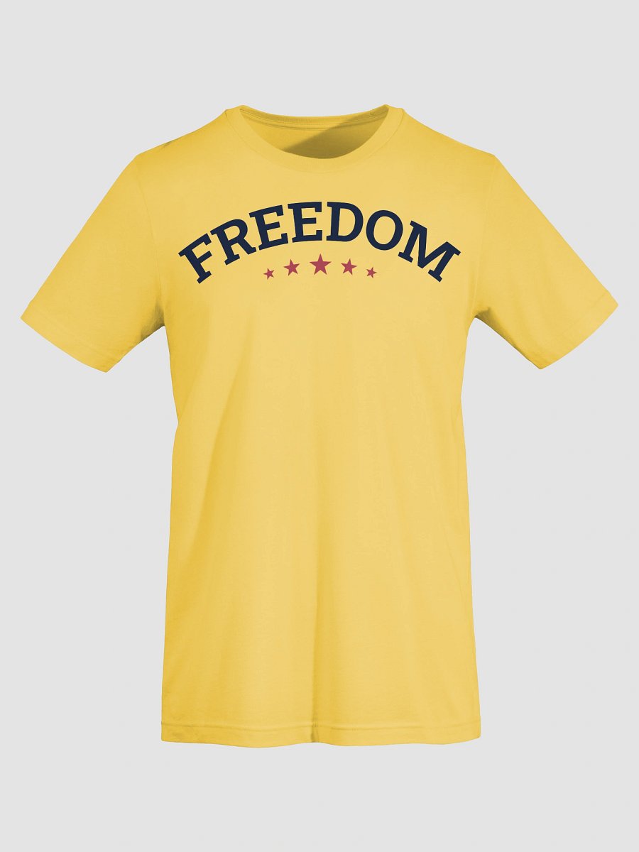 Freedom Typography Supersoft Unisex T-Shirt product image (127)