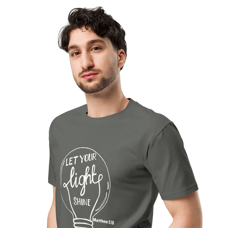 Let your light shine Unisex Tee product image (5)