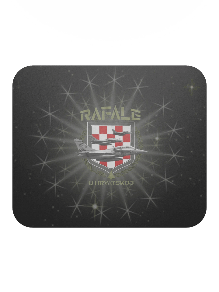 Rafale Fighter Jets Checkered Mouse Pad product image (2)