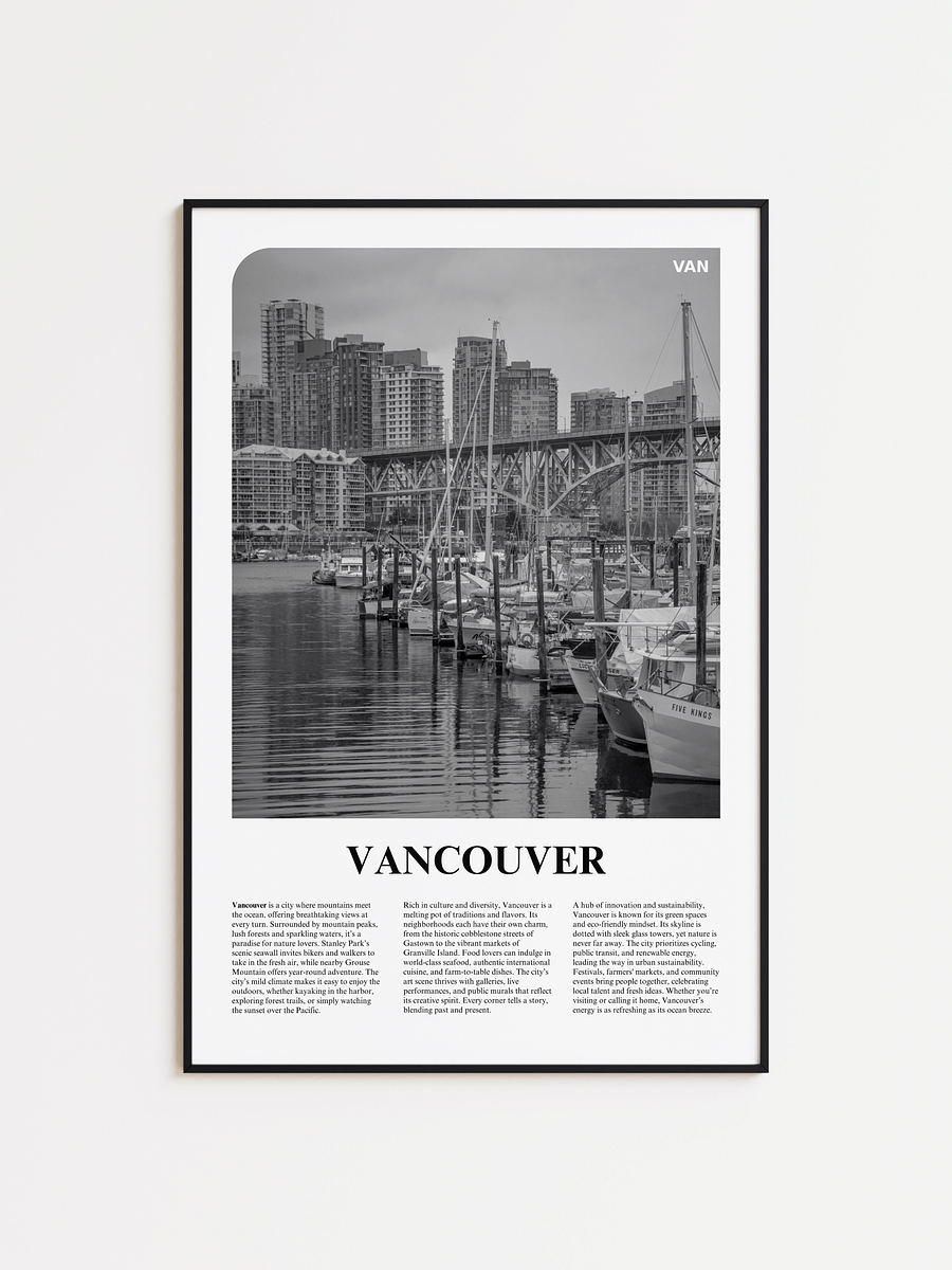 Vancouver 04 Newspaper Poster product image (1)