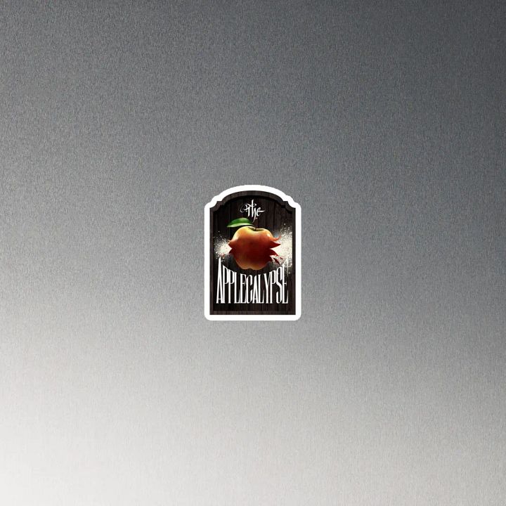 The Applecaplypse Pub Sign ✦ Die-Cut Magnets product image (4)