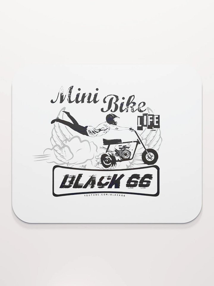 Black66 Mini Bike Life Mouse Pad product image (2)