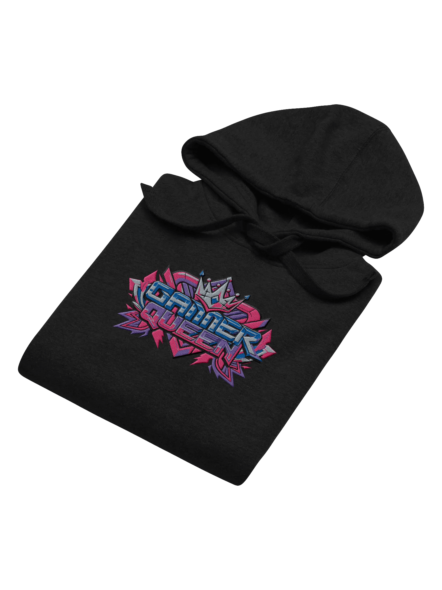 Gamer Queen Center Embroidered Hoodie product image (4)