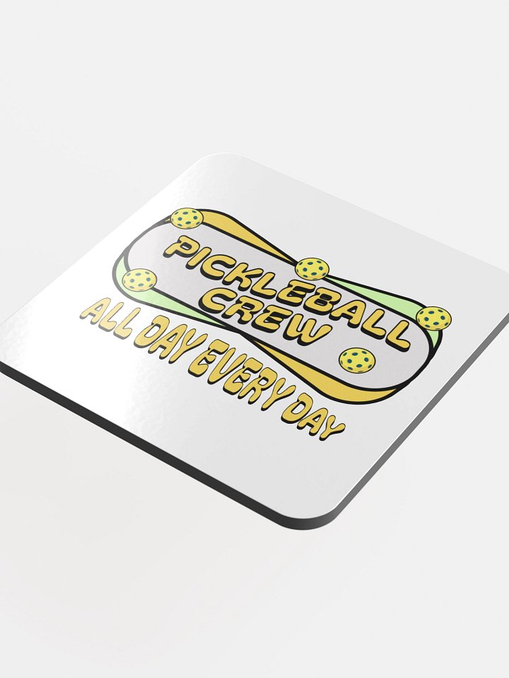 Pickleball Crew All Day Every Day Coaster Set product image (1)
