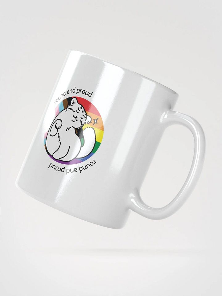 Round and Proud Manul Pride Version - White Mug product image (5)