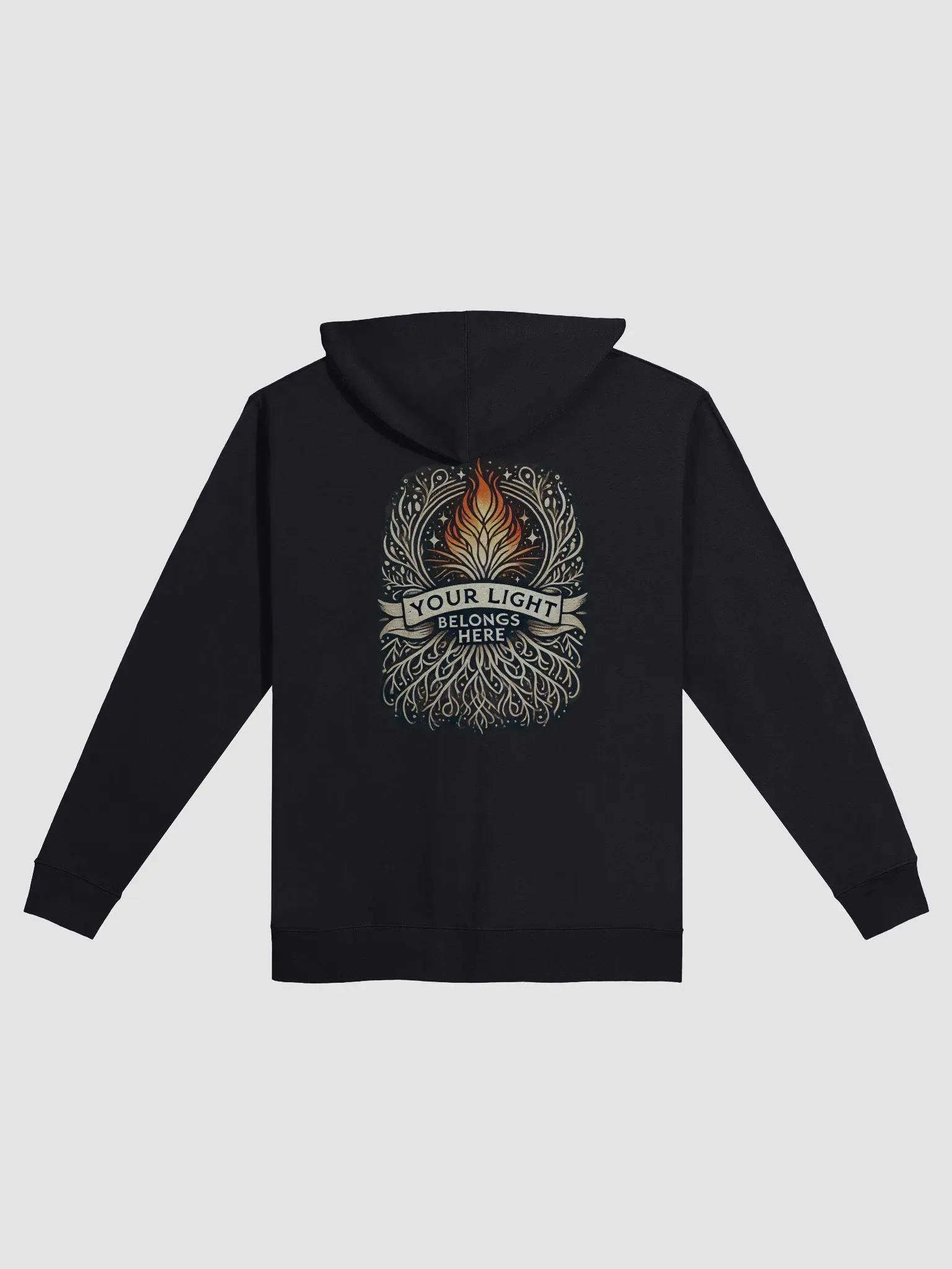 Your Light Belongs Here Fire Zip Up Hoodie product image (1)