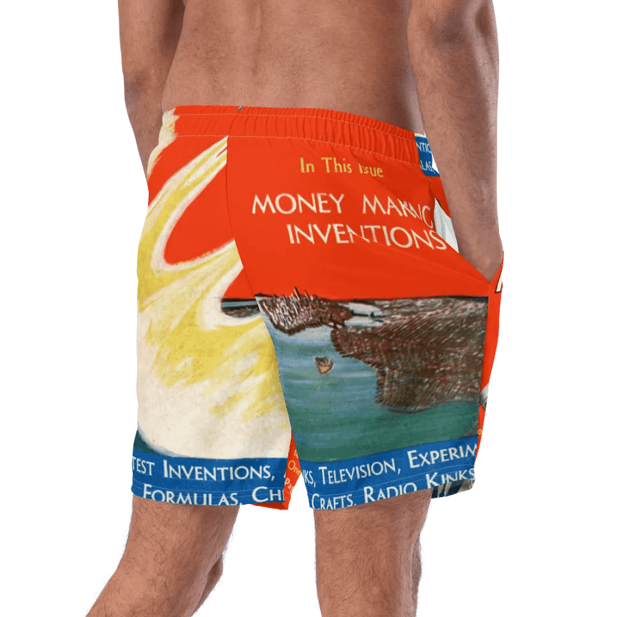 Retro Aero-Mechanics Swim Trunks product image (9)