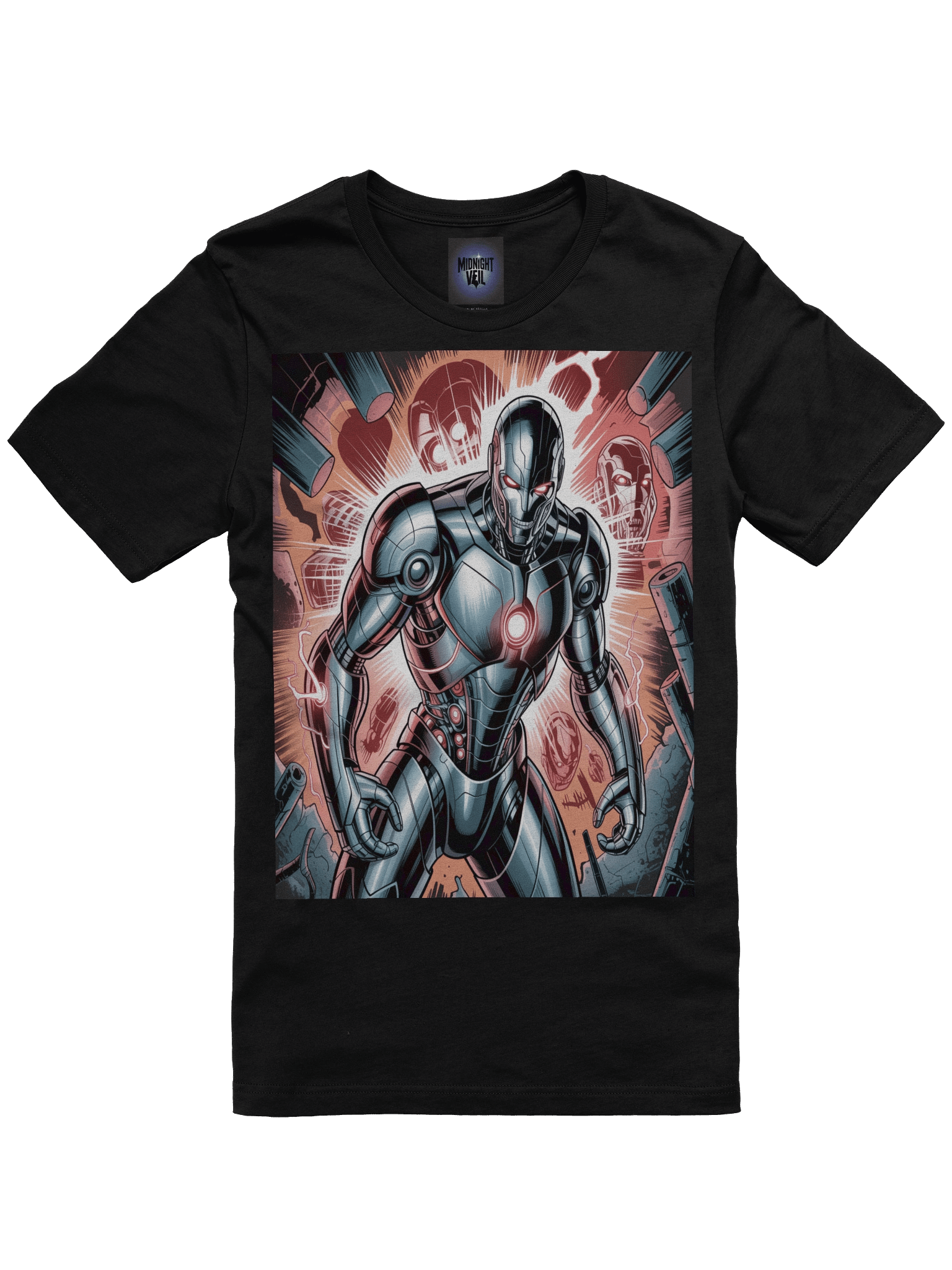 Sentient Eclipse: Ultron Supersoft Graphic T-Shirt product image (3)