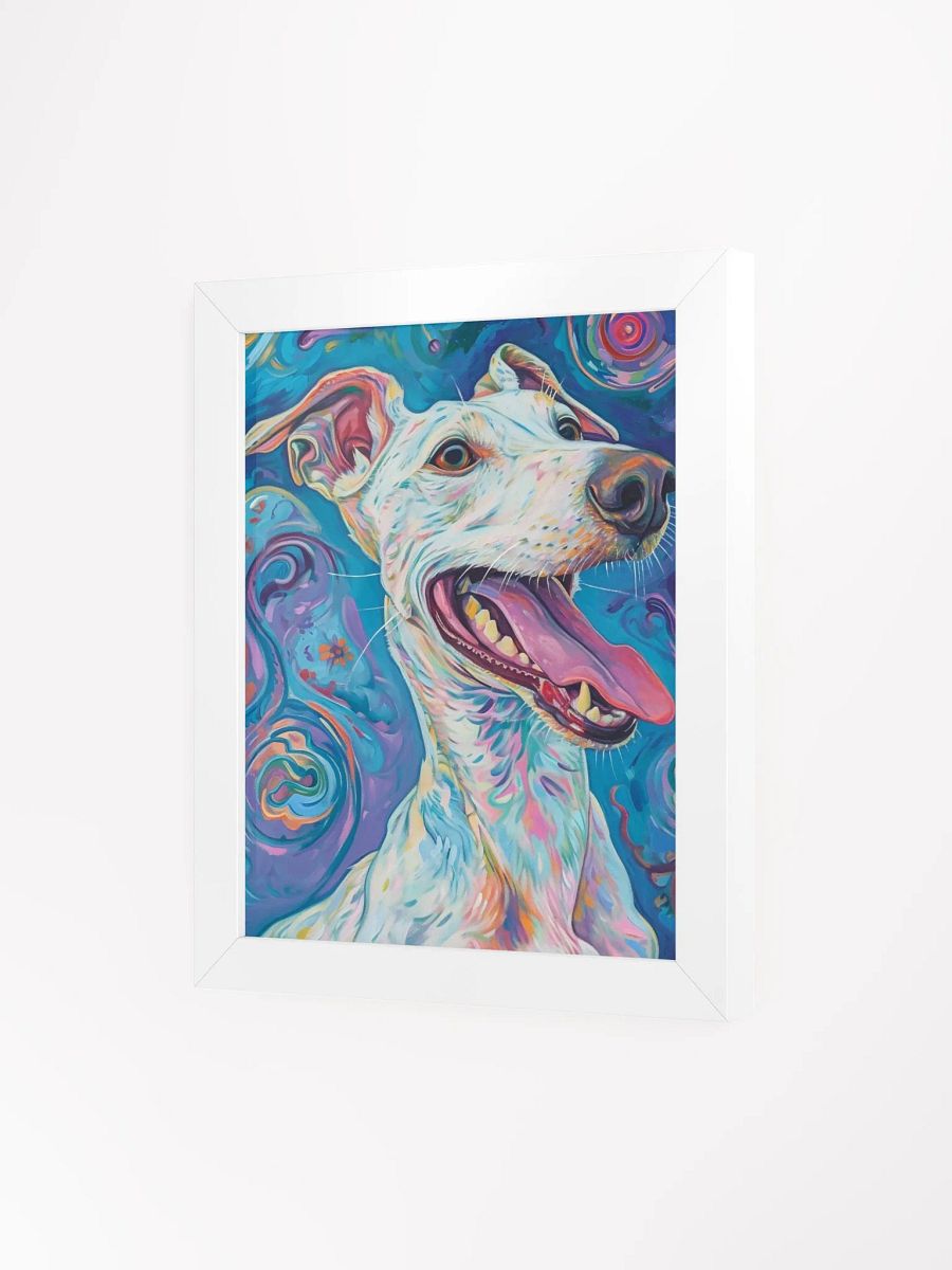 Whimsical Dog Smile - Framed Matte Poster product image (3)