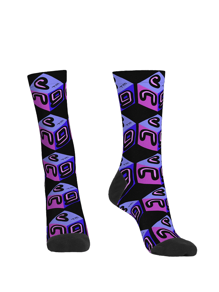 Next Generation Records NGR Cube Logo Custom Socks product image (2)