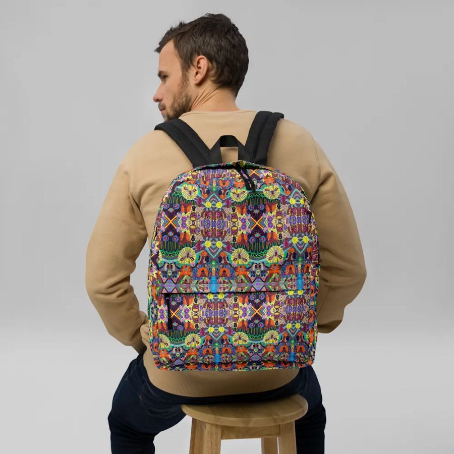 Abstract Doodle Art Animals Back Pack product image (5)