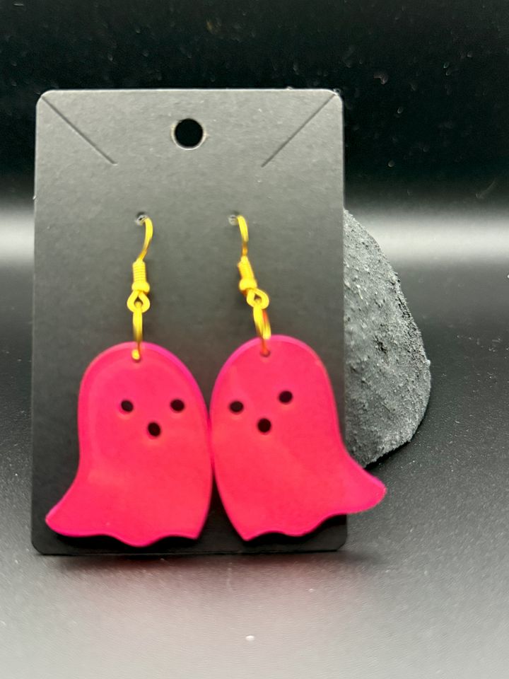 Resin Earings - Ghosts product image (1)