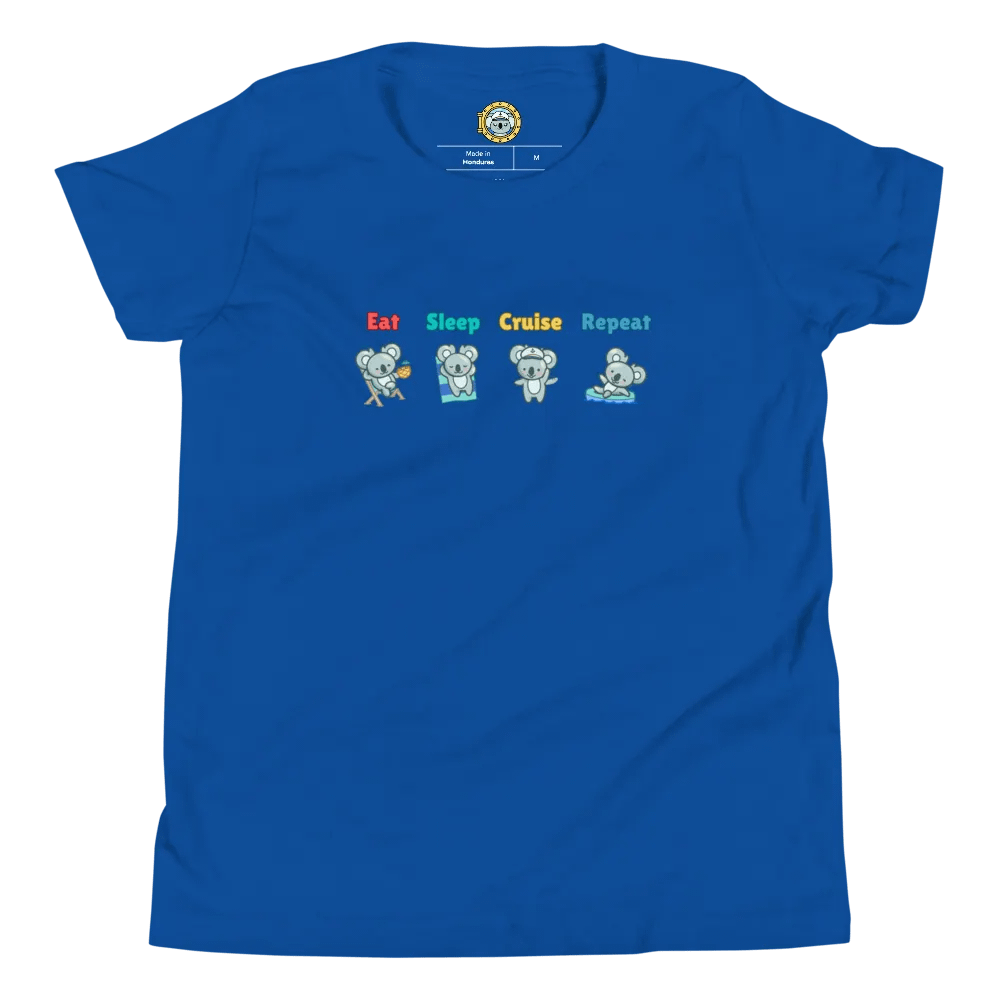 Eat Sleep Cruise Repeat! Koala's in a Line Shirt product image (1)
