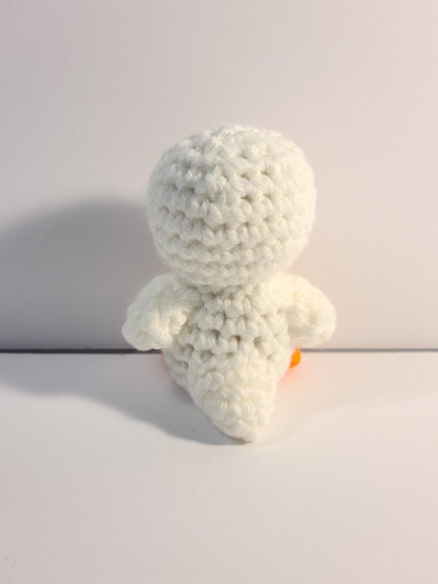 Handmade Amigurumi Mini White Duck Stuffed Animal product image (4)