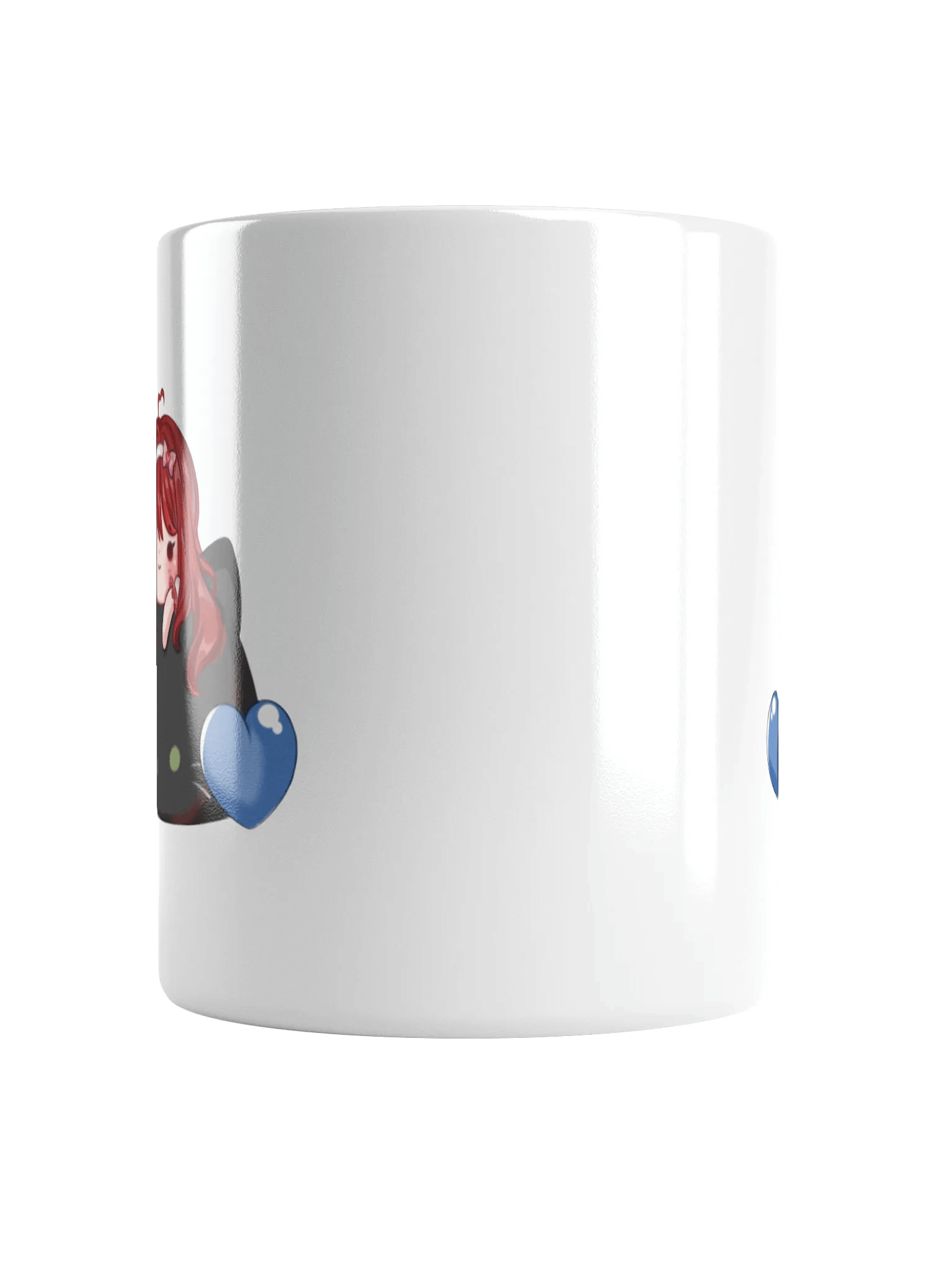 Blue Heart Cat Mug product image (5)
