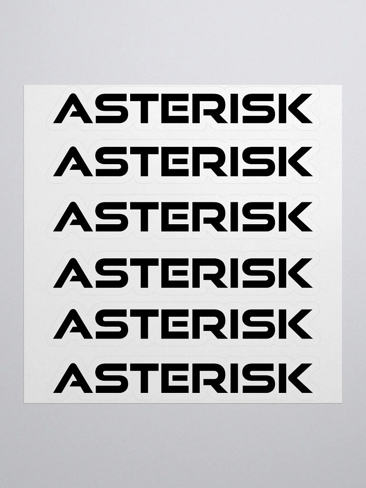 Basic Logo Sticker product image (1)